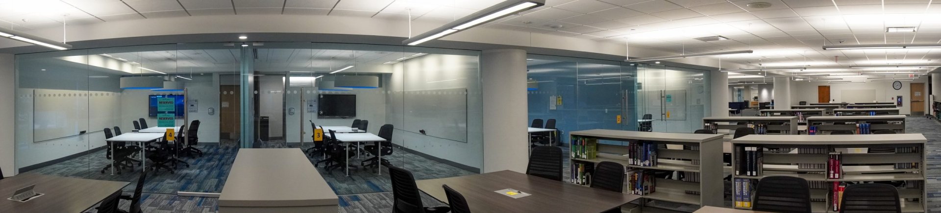 library space for study and learning